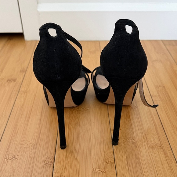 Stuart Weitzman Black Platform High Heels - Picture 4 of 7